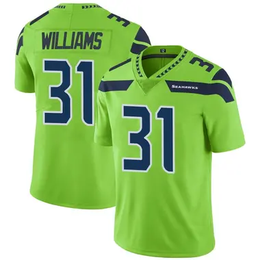 Youth TaMerik Williams Seattle Seahawks Color Rush Neon Jersey - Limited Green